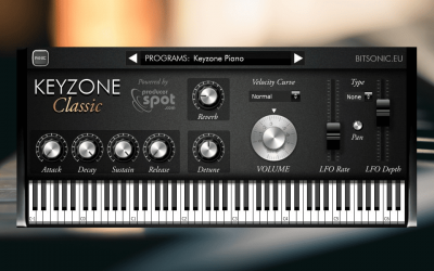 بلجن بيانو مميز يضم أصوات الكتريك و اكوستيك KeyZone Classic