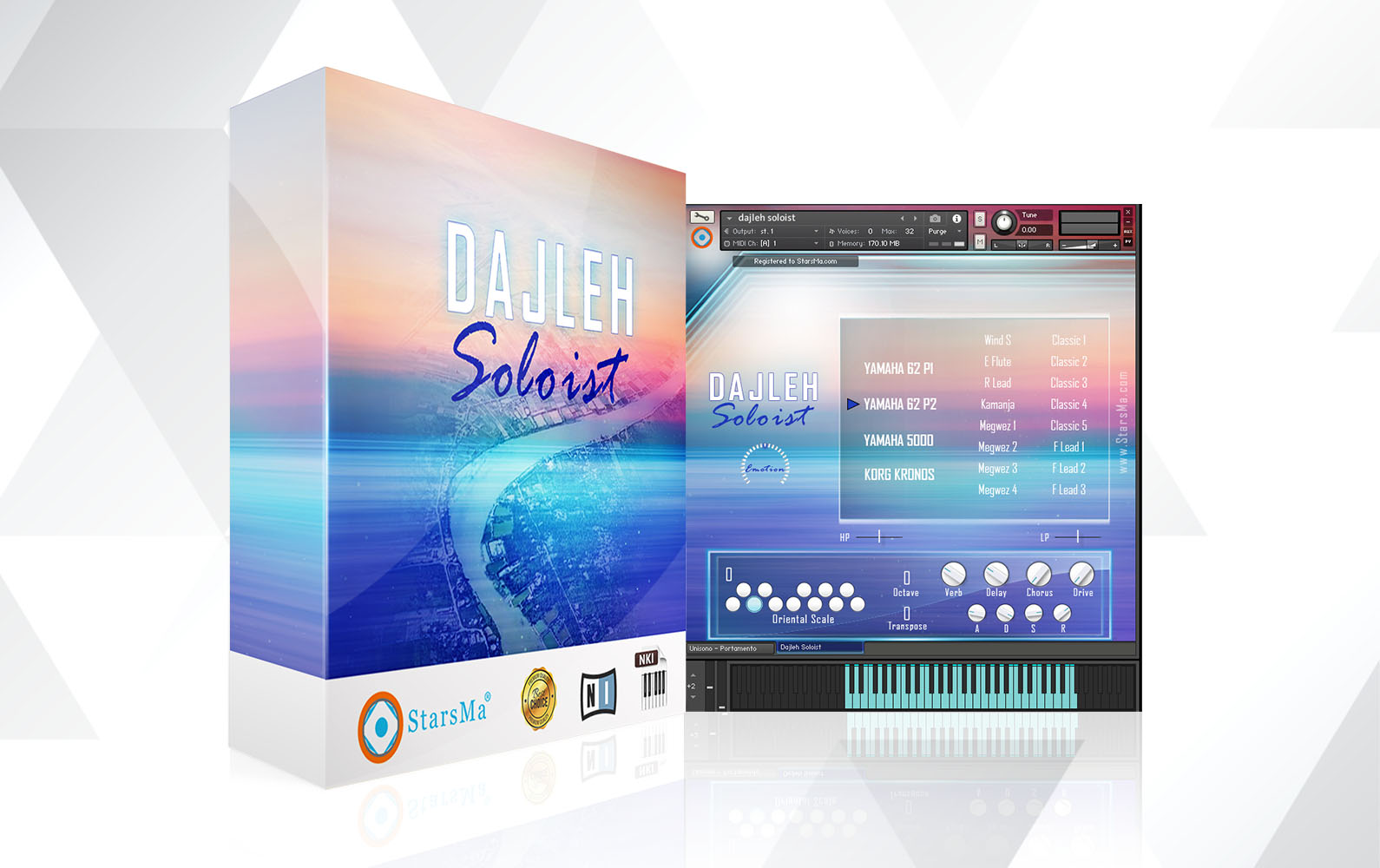 Dajleh Soloist اصوات صولو ياماها 62 و 5000