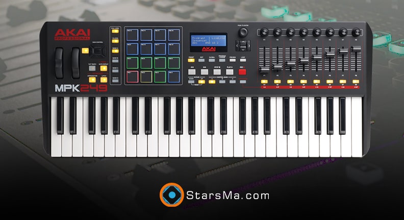 Akai MPK249 USB MIDI Keyboardافضل كيبورد ميدي من اكاي