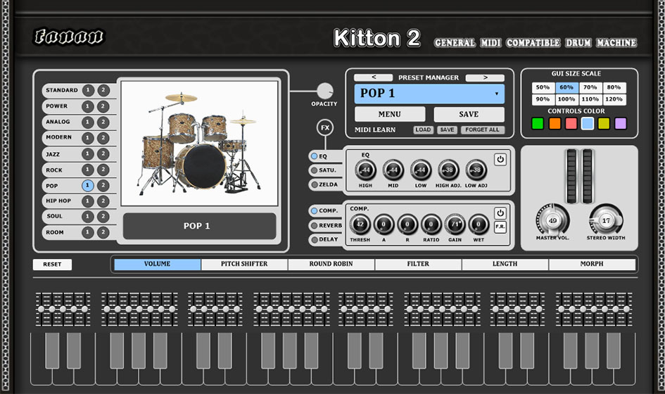 Kitton 2 مكتبة ايقاعات مفصلة