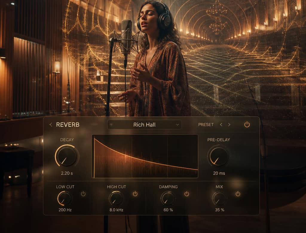 اختر مساحة الريفرب (Reverb) المناسبة لخلق العمق