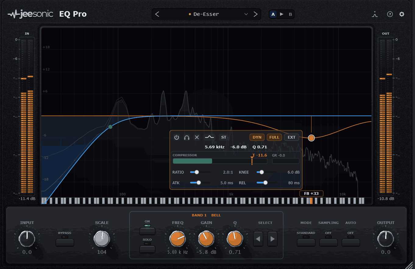 ايكولايزر دايناميكي شفاف Jeesonic EQ Pro